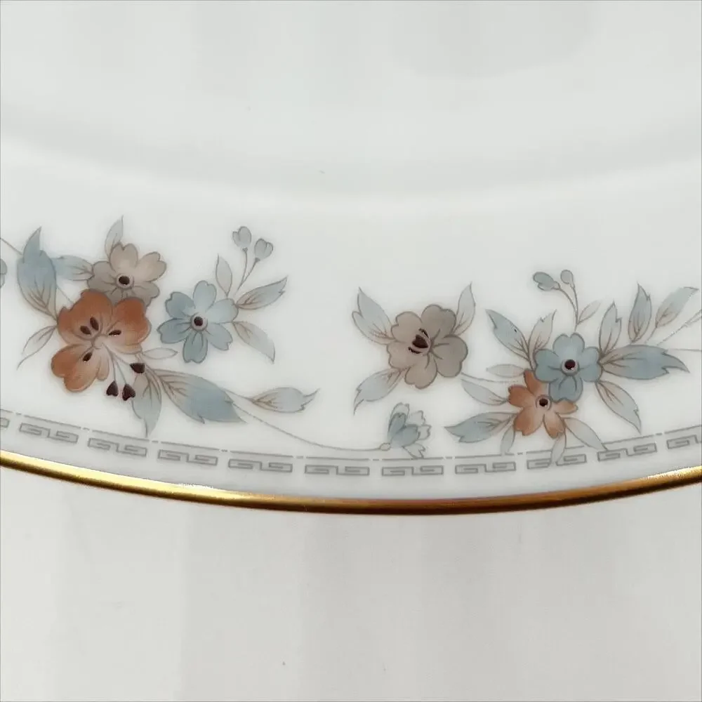 Vintage Legendary By Noritake Oval Serving Plate Secret Love Floral Print